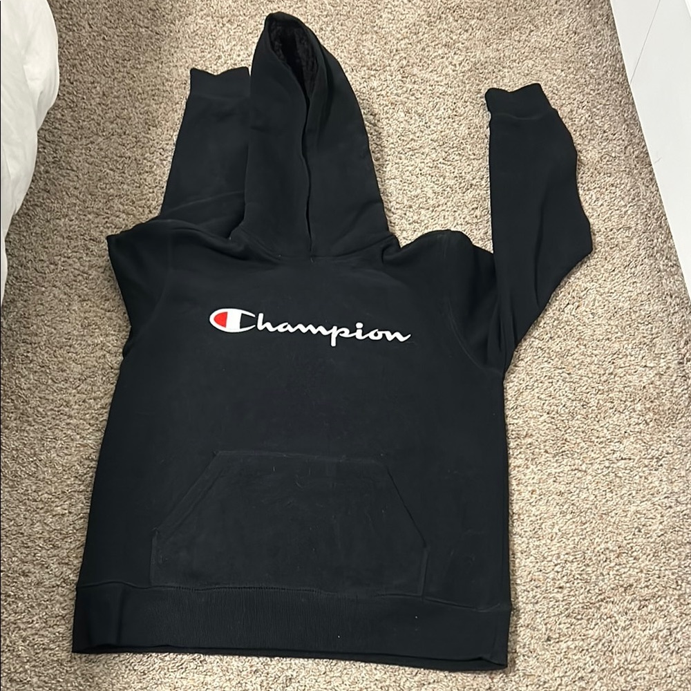Kids Champion Black Hoodie